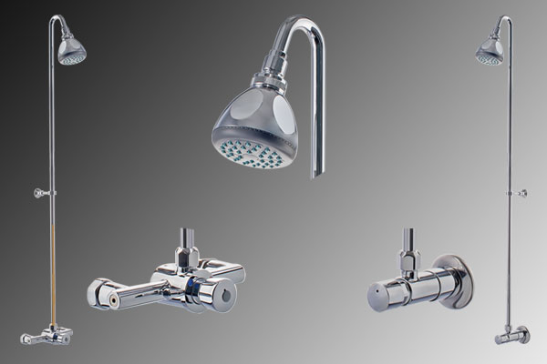 schiller commercial showers 9008 and 9004AS